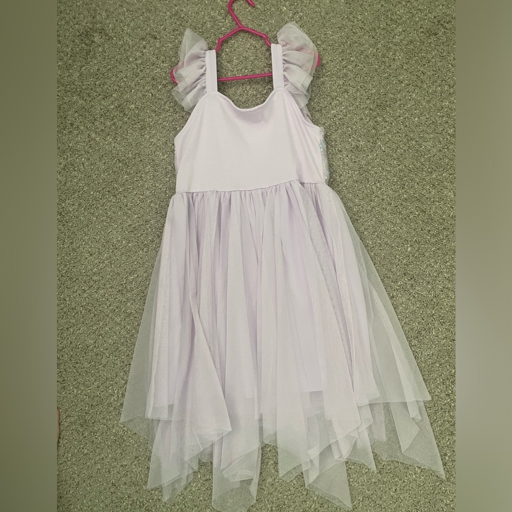 Cat and Jack girls pastel sequined dress - Picture 2 of 3